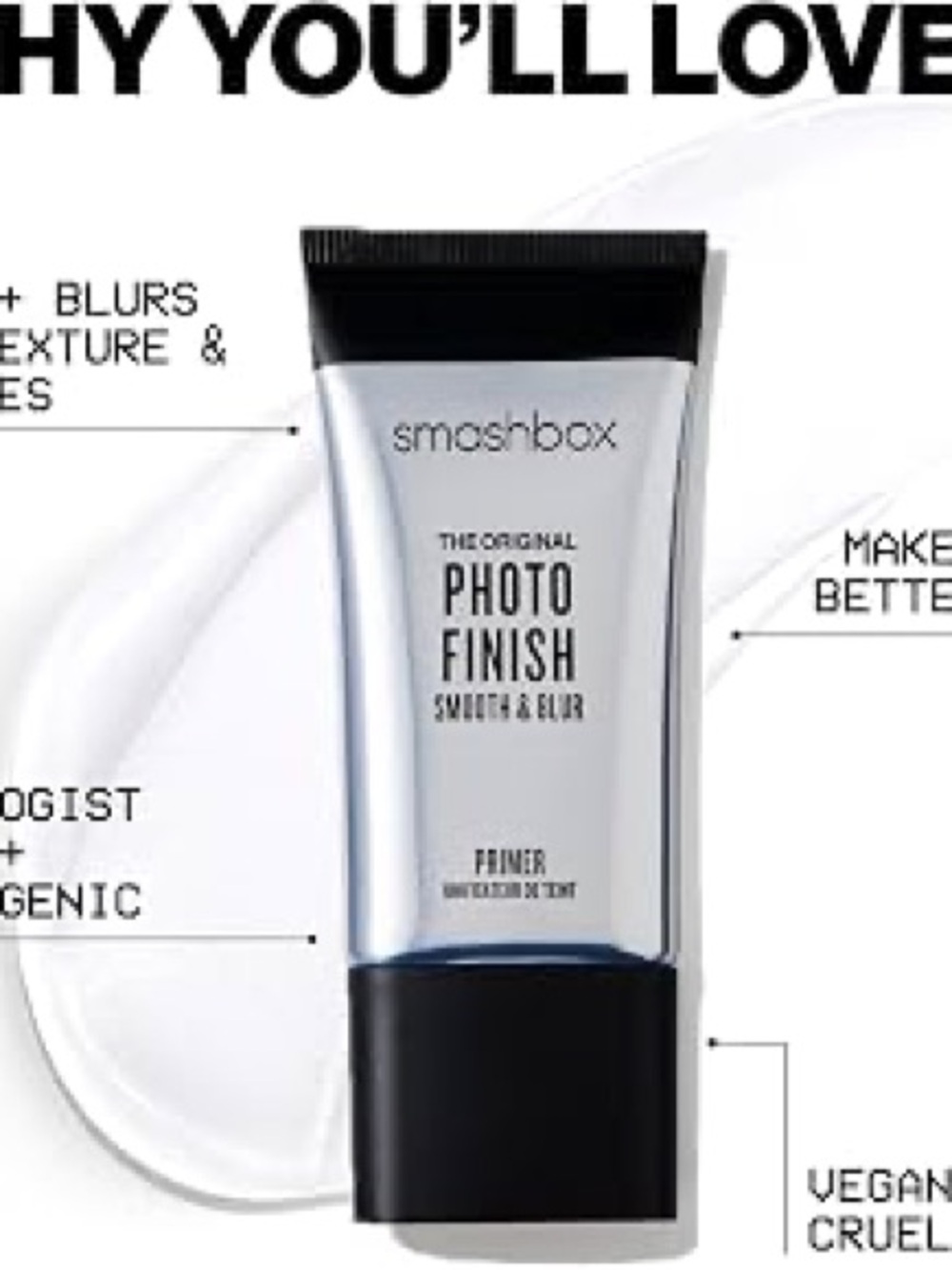 Smashbox OriginalPhoto Finish Smooth & Blur Primer New in Box Smoothing Primer - Picture 7 of 7